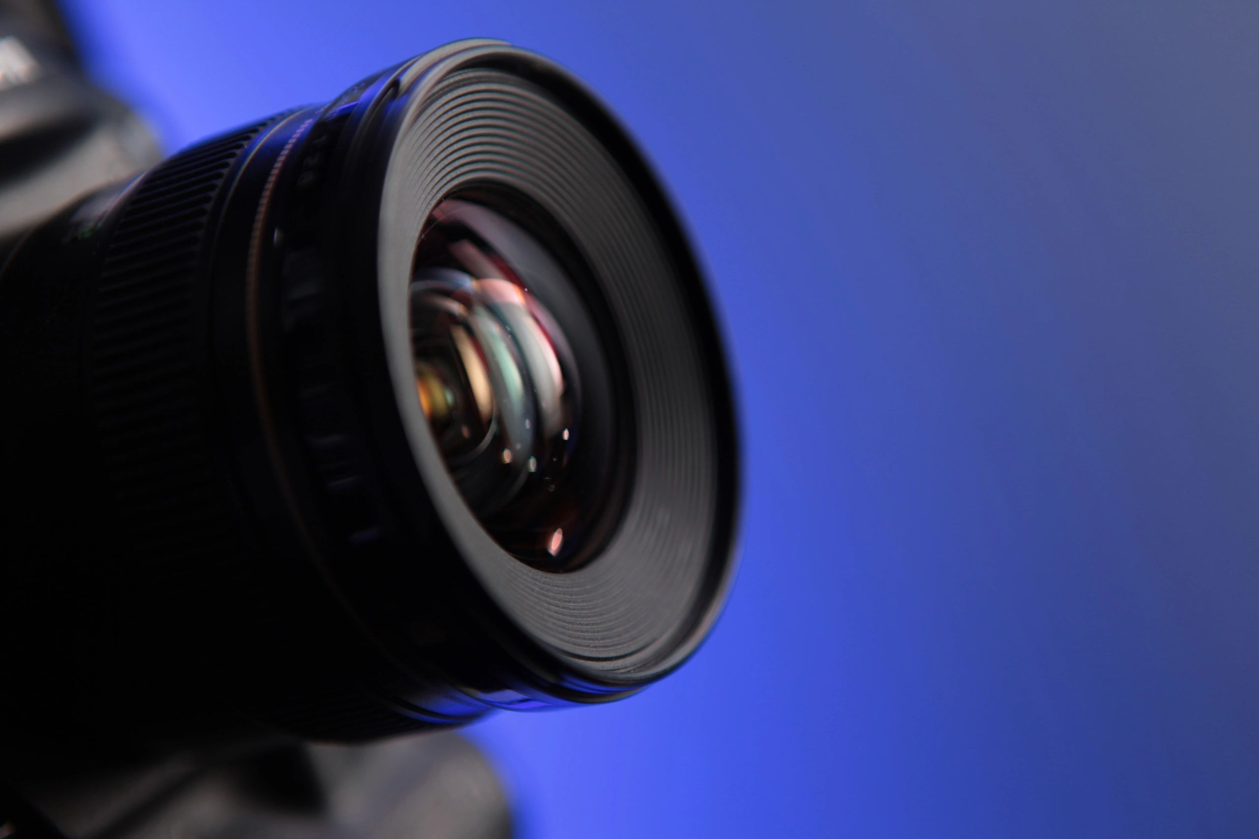 Close-up of a camera lens
